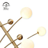 DLSS Lighting Gold Metal Modern Style Chandelier Lamp with G9 Pendant Lighting