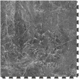 Perfection Floor Tile Gemstone Collection Gray Marble/Satin 20-in x 20-in Water-Resistant Interlocking Luxury Vinyl Tile Flooring (16.7-sq ft per Case)
