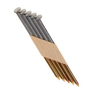 Grip-Rite 30 Degree Paper Tape Clipped Head Nails Bright Coated Smooth Shank .113 Mill 2-3/8" 2.5M/Box