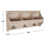 Safavieh Darcey Hanging Storage Wall Rack (Gray, 28 x 5 x 12 in)