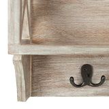 Safavieh Freya Hanging Storage Wall Rack (Gray) - 28 x 5.9 x 12 in