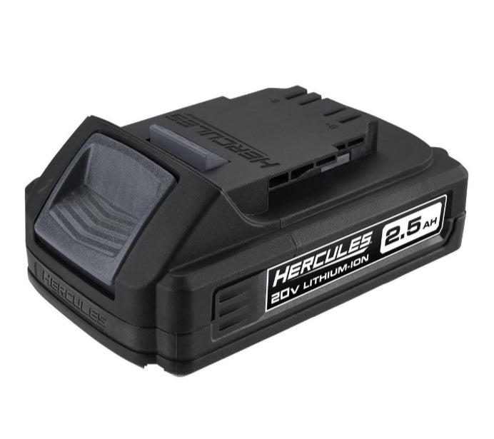 Hercules 20V Lithium-Ion 2.5 Ah Compact Battery