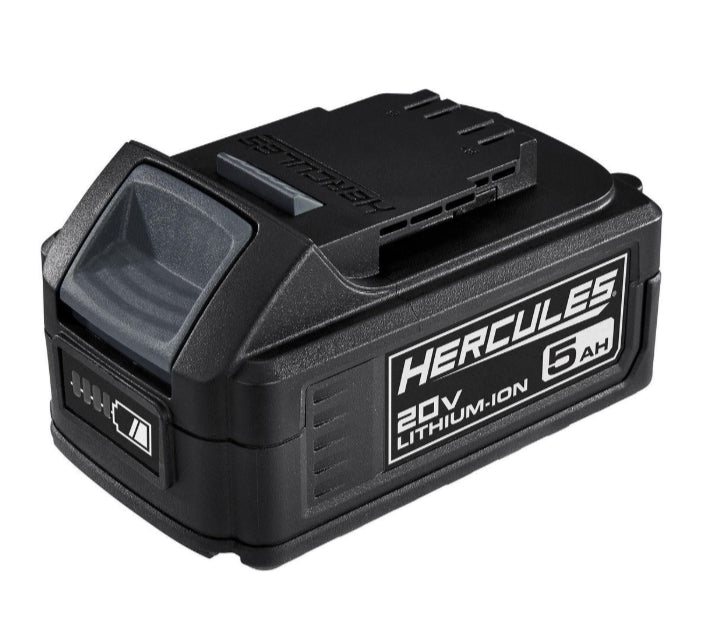 Hercules 20V Lithium-Ion 5.0 Ah Extended Performance Battery