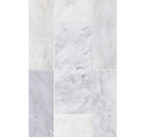 Hampton Carrara Polished Marble Wall and Floor Tile - 8 x 19.5 in.
