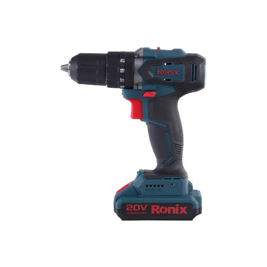 Ronix High Quality Professional Tools 8900 20V Electric Machine 13mm Brushless Hammer Drill