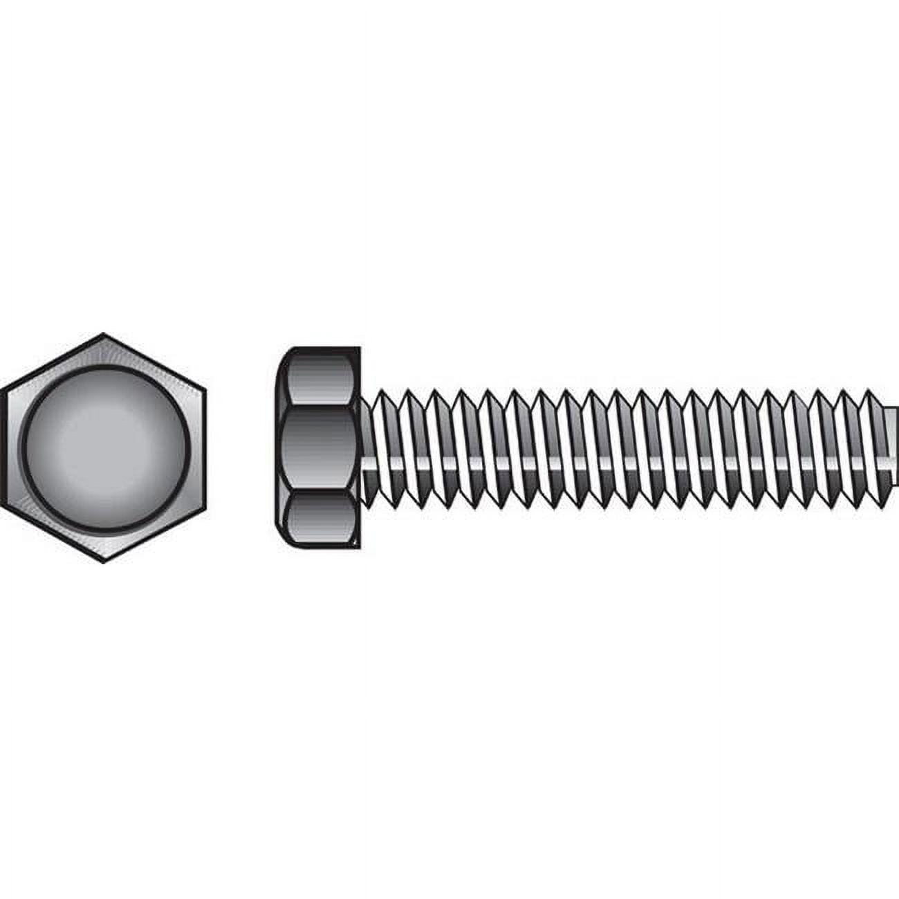 Hillman 1/4 in. Diameter x 1 in. Length Zinc-Plated Steel Hex Tap Bolts, 100-Pack