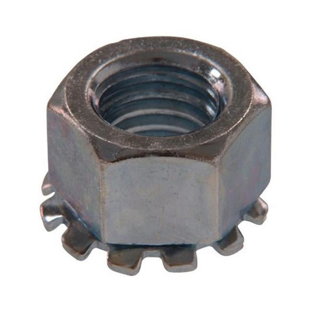 Hillman 1/4 in. Zinc-Plated Steel SAE Keps Lock Nut, 100-Pack