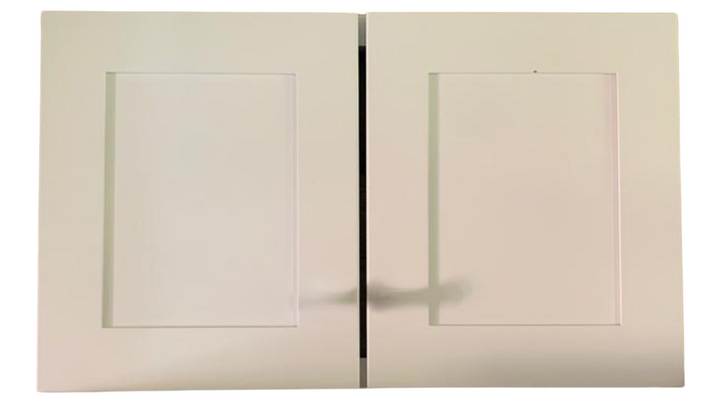 Home Decorators Collection Newport 24 in. W x 24 in. D x 15 in. H Assembled Plywood Wall Bridge Kitchen Cabinet in Blended Cream with Soft Close