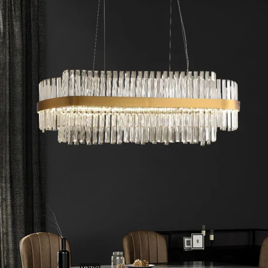 DLSS Hotel Modern Chandelier LED Hanging Lamp Nordic Industrial Room Pendant Lighting