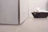 Schluter Systems DILEX-AHK 0.375-in W x 98.5-in L Satin Anodized Aluminum Tile Edge Trim