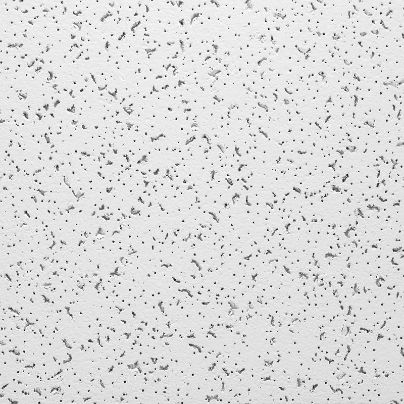 Armstrong Ceilings 24-in x 24-in Random Textured Contractor 16-Pack White Fissured 15/16-in Drop Acoustic Panel Ceiling Tiles