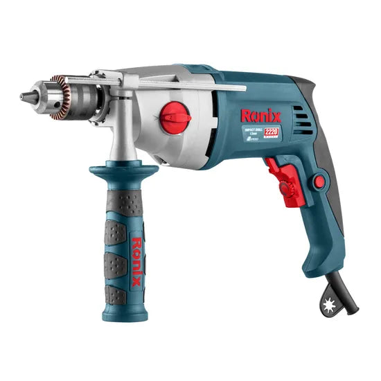 Impact Drill 13mm Keyed Ronix 2220 Model Electric Rotary Hammer Drilling Machine Demolish Power Tools