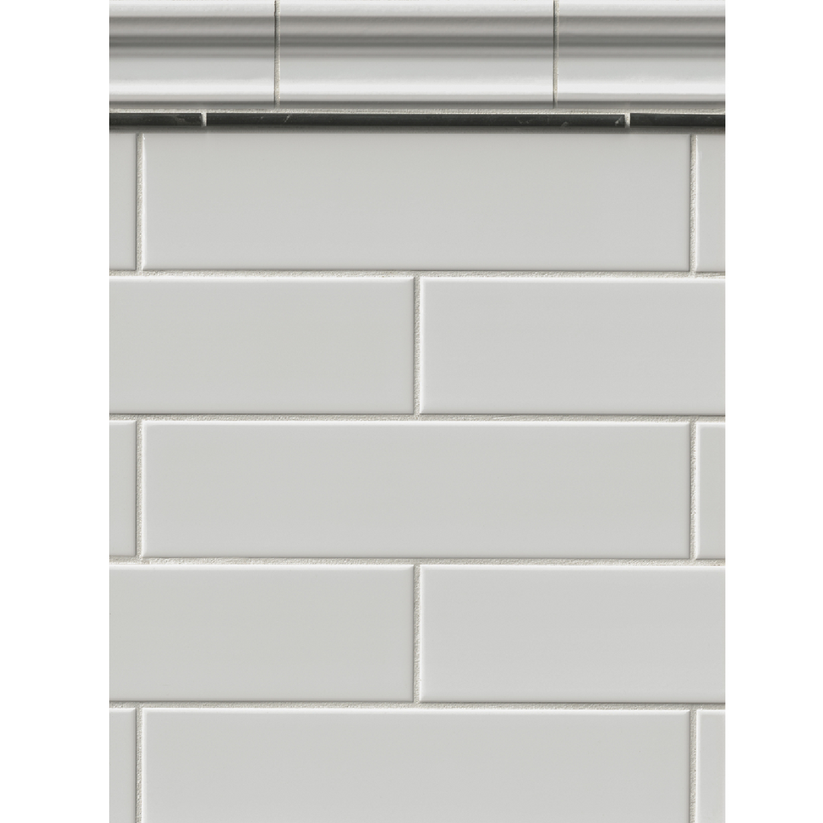 Imperial Bianco Gloss Ceramic Subway Wall Tile - 4 x 16 in.