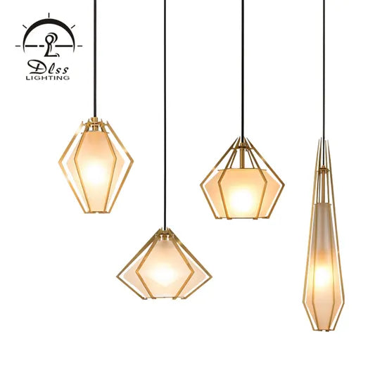 DLSS Lighting Co., Ltd. Indoor Room Glam Green Glass Pendant Light