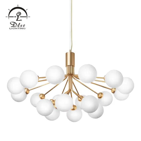 DLSS Lighting Inor Glass Pendant Lamp Chandelier