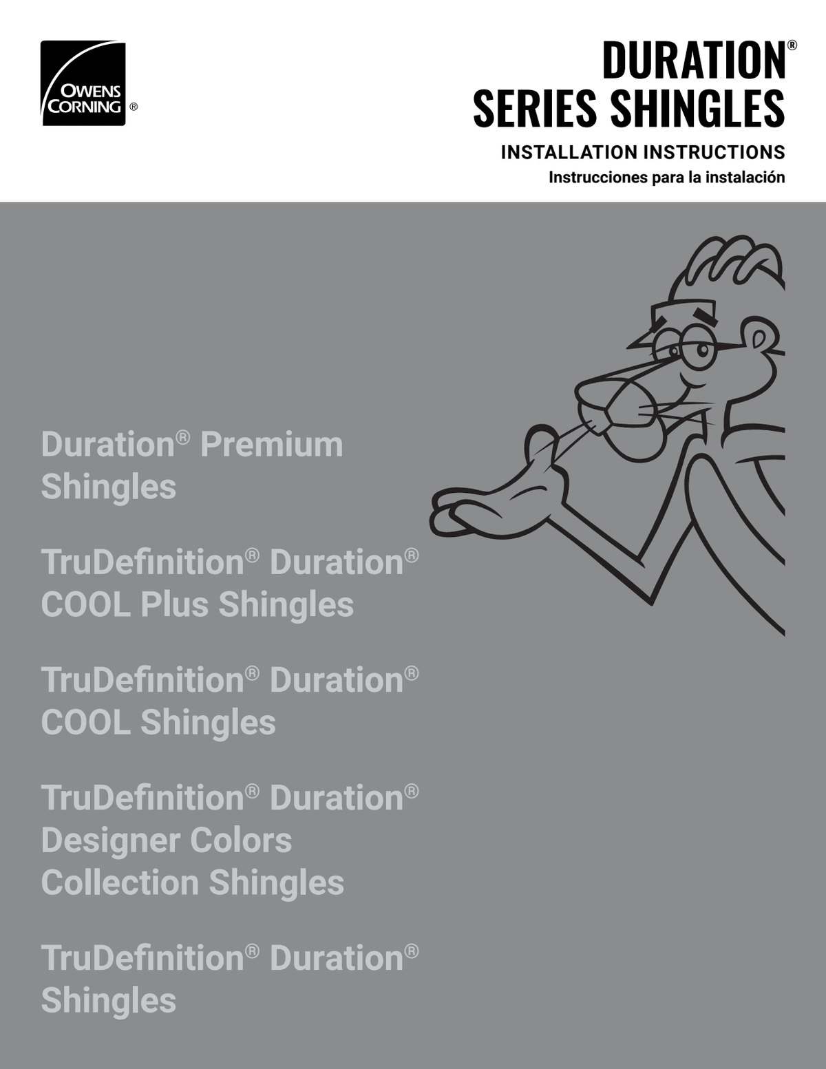 Owens Corning TruDefinition Duration Cool Plus Non-AR Shingles Cliffside Gray