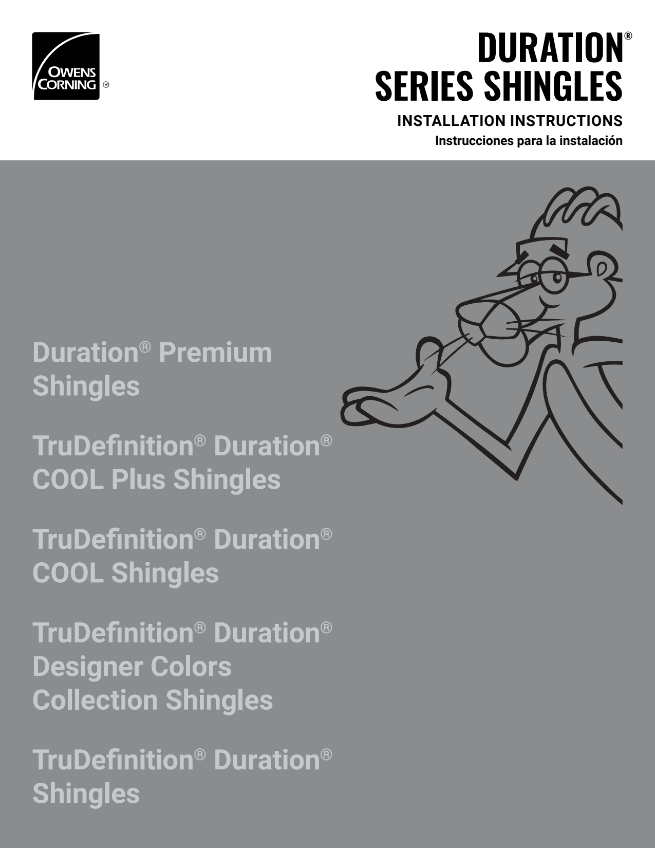 Owens Corning TruDefinition Duration Cool Plus Non-AR Shingles Cliffside Gray