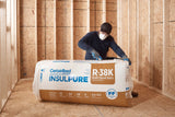CertainTeed R-19 Kraft Faced Fiberglass Batt Insulation, 24 in x 48 in, 144 sq ft