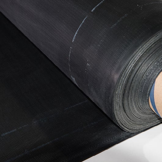 JM .060 EPDM Reinforced Membrane Pre-Taped 1 Side 10' x 100', 6" Tape
