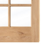 36 in. x 80 in. Classic French Alder 10-Lite Clear Low-E Left-Hand Inswing Unfinished Wood Exterior Prehung Front Door
