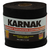 Karnak 34 Utility Grade Asphalt Fabric Black 9" x 150'