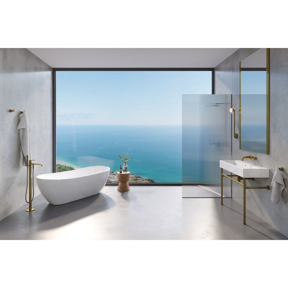 Kingston Brass Concord KS8135DL Oil Rubbed Bronze Freestanding Tub Faucet with Hand Shower, Single-Handle