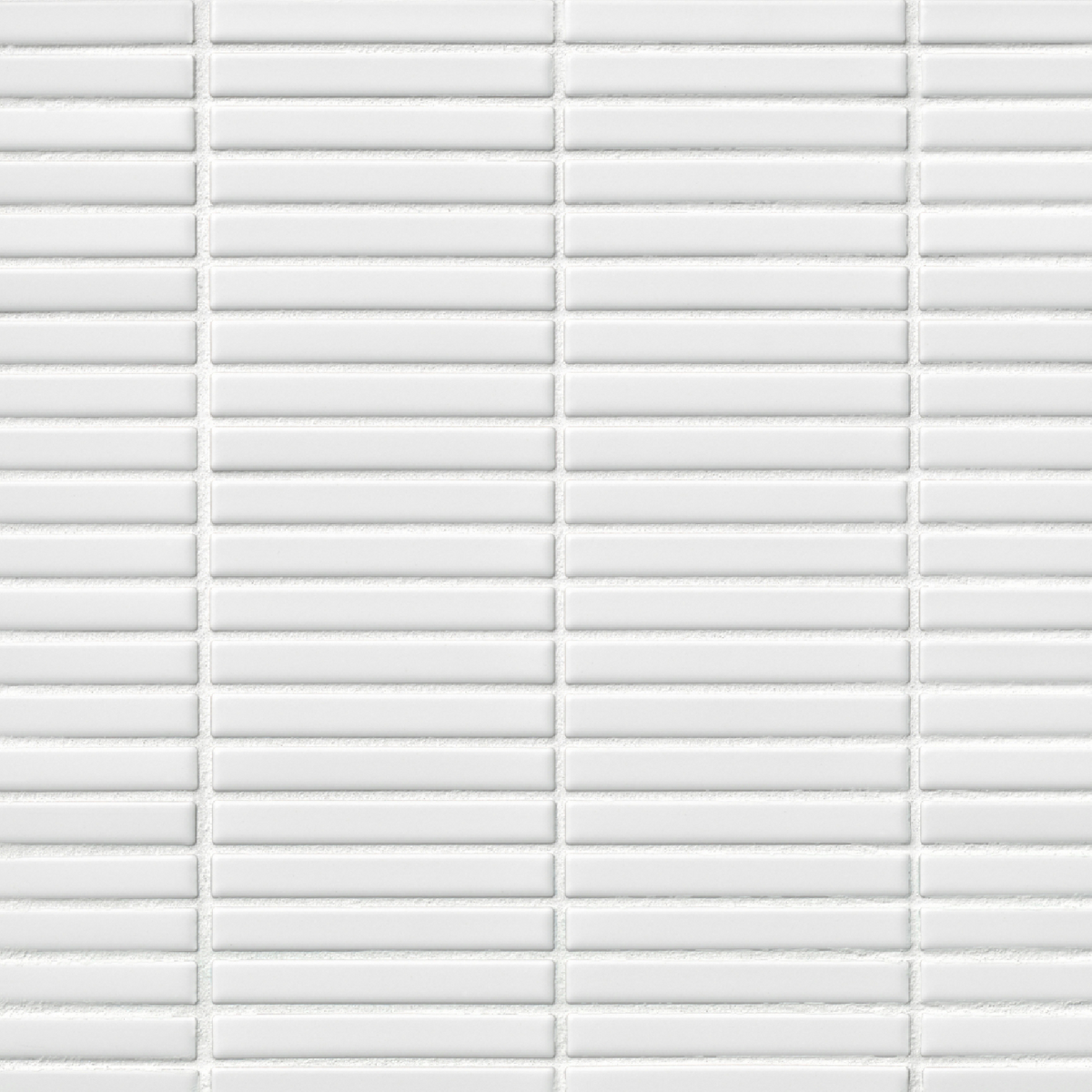 KitKat White Porcelain Mosaic Wall and Floor Tile