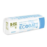 Knauf Insulation EcoBatt R-15 Kraft-Faced Fiberglass Insulation Batt, 3-1/2 in x 23 in x 93 in, 89.13 sq ft