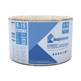Knauf Insulation R-19 EcoRoll Unfaced Fiberglass Insulation Roll, 6-1/4 in x 23 in x 39.2 ft, 75.06 sq ft