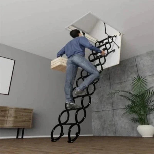 Scissor Insulated Attic Ladder - 31.5in x 23.5in (Long) image 4