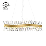 Dlsslighting LED 45W 3000K Big Crystal Chandelier Light