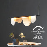Dlss LED Translucent Wing Style Tube Pendant Light