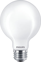 Philips 40-Watt Equivalent G25 Dimmable LED Light Bulb, Frosted Globe, Soft White, 8-Pack