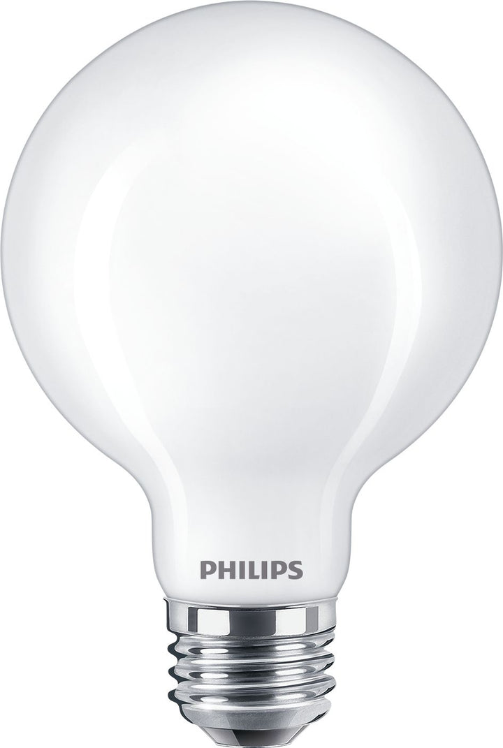 Philips 40-Watt Equivalent G25 Dimmable LED Light Bulb, Frosted Globe, Soft White, 8-Pack
