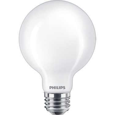 Philips 40-Watt Equivalent G25 Dimmable LED Light Bulb, Frosted Globe, Soft White, 8-Pack