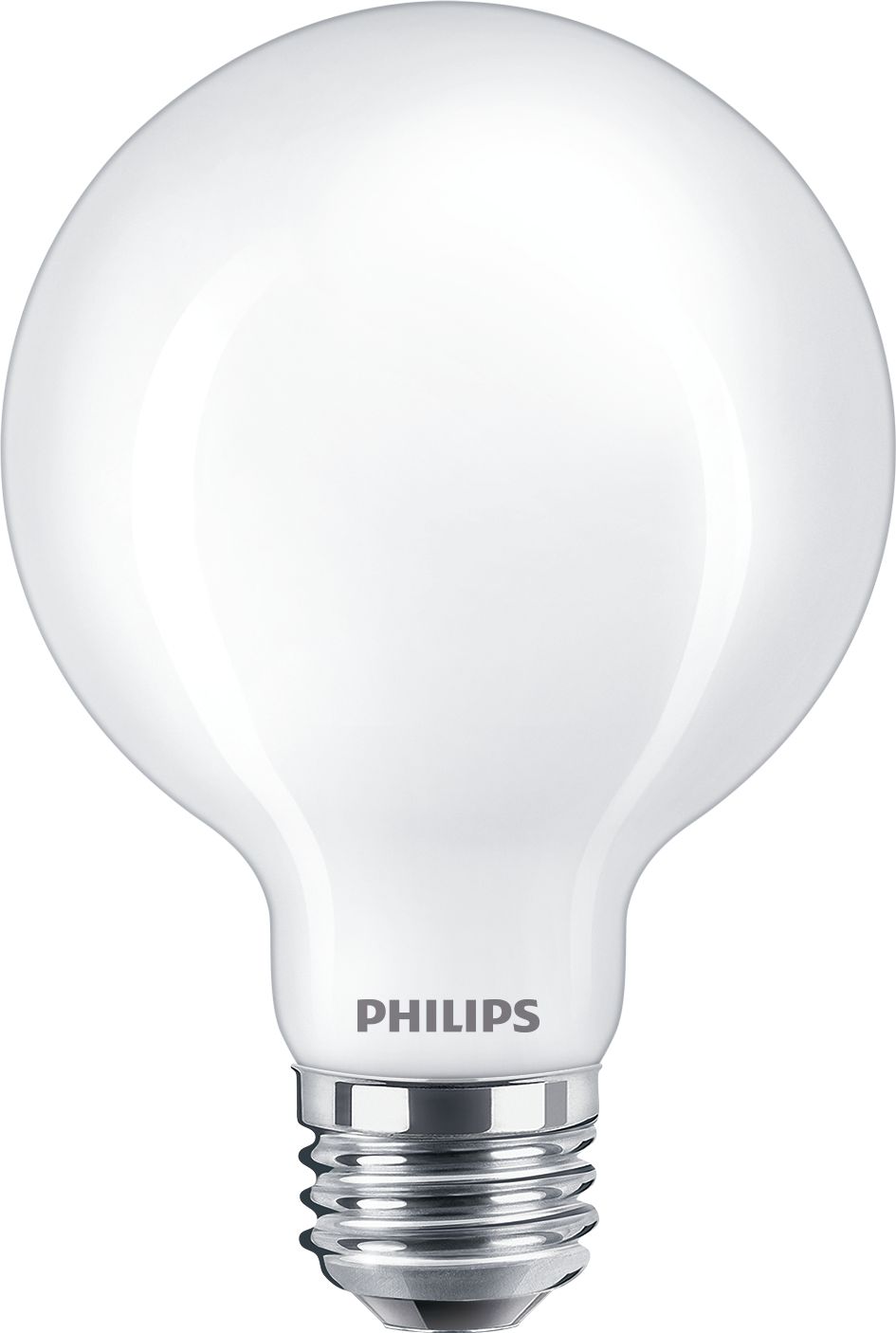 Philips 60-Watt Equivalent G25 Dimmable LED Light Bulb, Frosted Daylight, E26 Base (4-Pack)