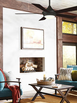 Fanimation Studio Collection Aire Drop 52-in Antique Bronze LED Indoor Ceiling Fan with Light Kit and Remote (5-Blade)