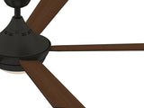 Fanimation Studio Collection Aire Drop 52-in Antique Bronze LED Indoor Ceiling Fan with Light Kit and Remote (5-Blade)