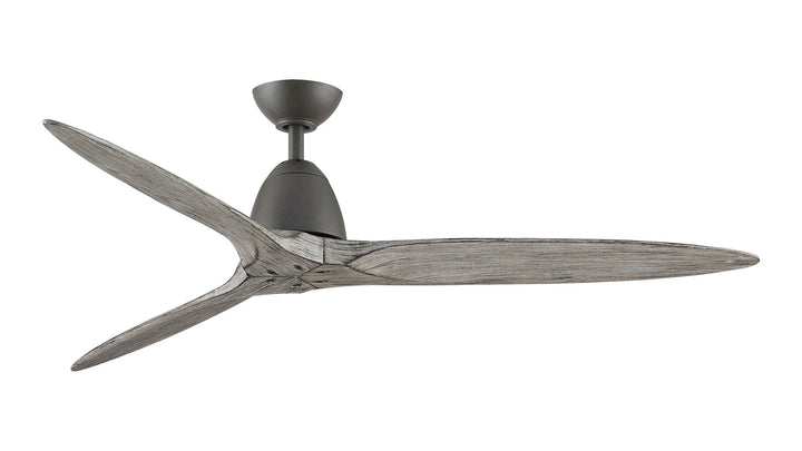 Fanimation Studio Collection Prop 60-in Brushed Nickel Indoor Ceiling Fan with Remote, 3-Blade