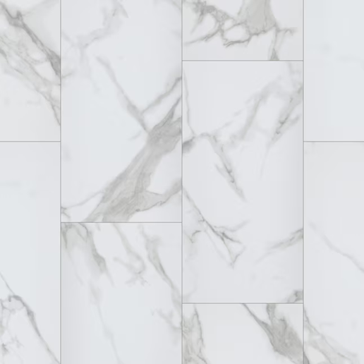 LUXECORE Opulence Marble Plank Waterproof Interlocking Vinyl Flooring