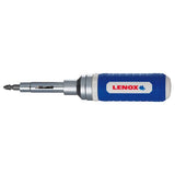 LENOX 8-in-1 Ratcheting Screwdriver Variety Pack – PH #1, PH #2, T25, SQ #2, SL 8–10, 1/4", 3/8", 5/16" Nut Drivers