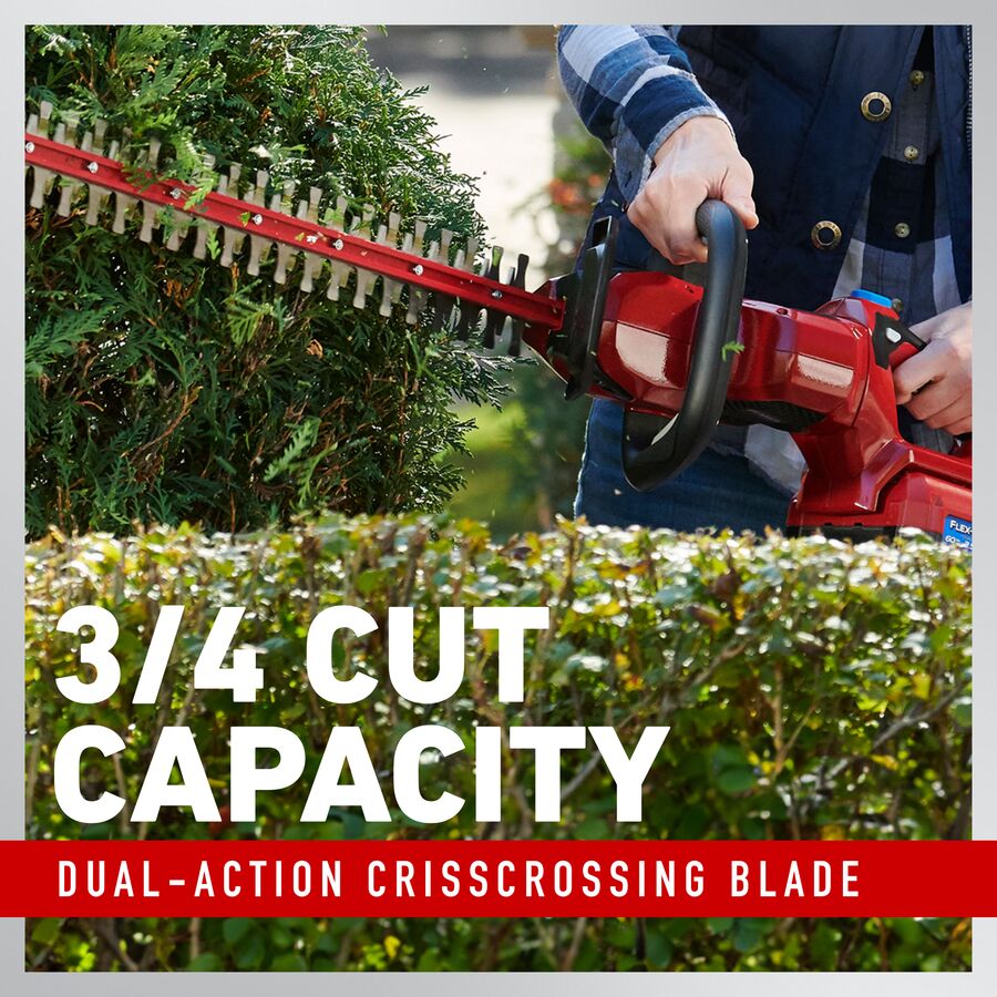 Toro Flex-Force 24 in. 60-Volt Max Lithium-Ion Cordless Hedge Trimmer (Bare Tool)