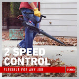 Toro Power Sweep 160 MPH 155 CFM 7 Amp Electric Leaf Blower, Corded (Model 51585)