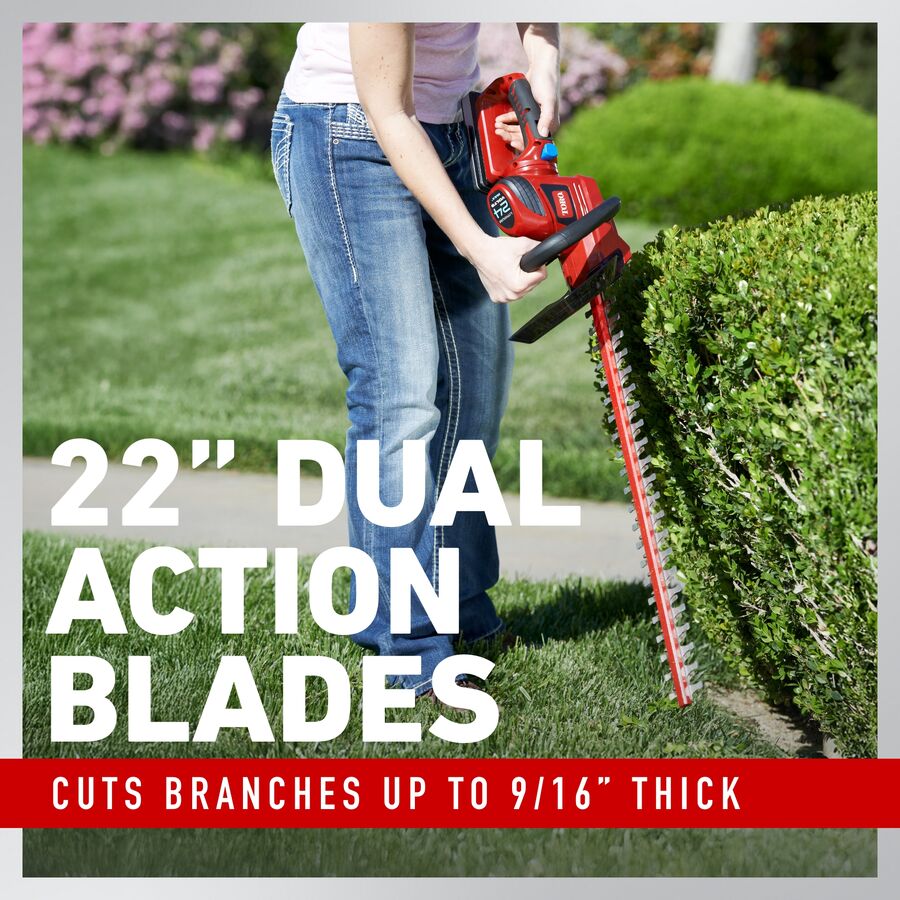 Toro 22 in. 20-Volt Max Lithium-Ion Cordless Hedge Trimmer