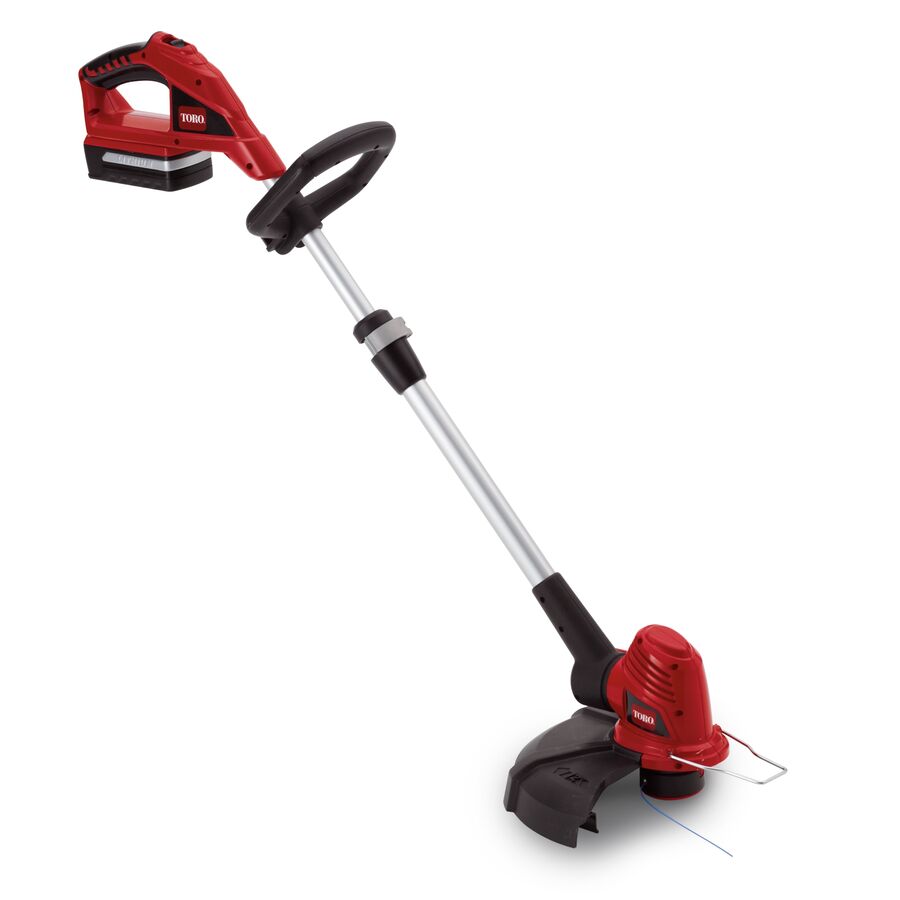 Toro 12 in. 20V MAX Lithium-Ion Cordless String Trimmer/Edger, Battery & Charger Included