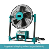 Liangye 18V Cordless Power Tool Combo Kits Rechargeable Electric Portable Fan for Jobsite