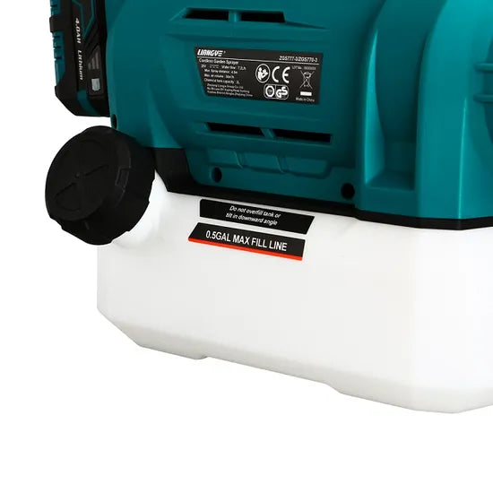 Liangye 20V Cordless Gardening Tools Battery Powered 2L Mist Fogger Garden Chemical Sprayer