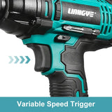 Liangye Battery Car Repair Tool Lcw777-1b 1/2 Inch Cordless Impact Wrench
