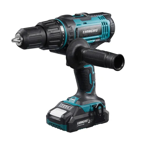 Liangye Battery Power Tool 20V 50nm Cordless Hammer Drill and Impact Driver Combo Sets