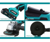 Liangye Battery Power Tools 18V Cordless Brushless Cut-off Machine Angle Grinder